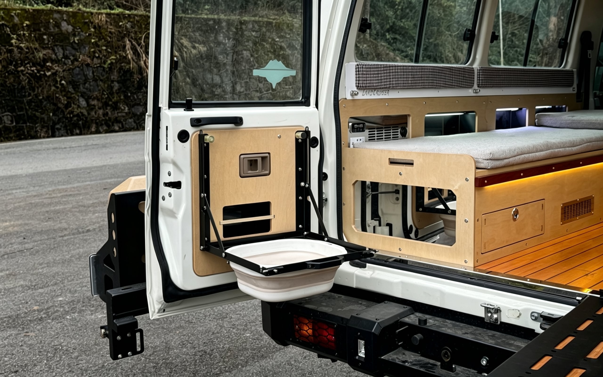 Toyota LC78 Tailgate Extension — Cargo Solutions