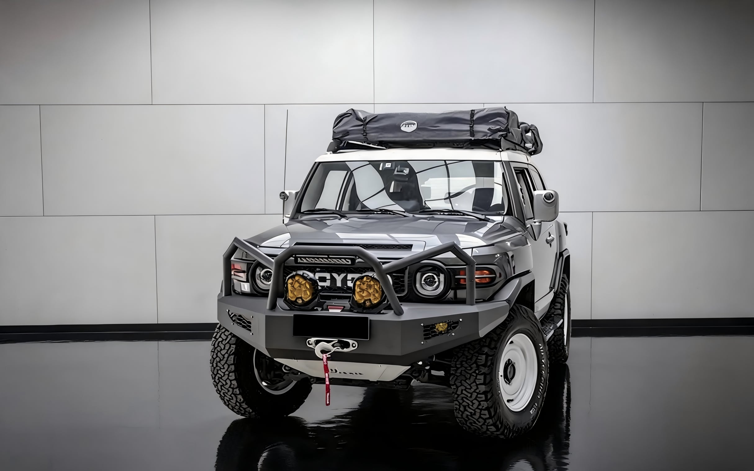 FJ Front Bumper with Bull Bar - Image 1